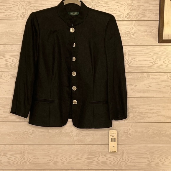 Ralph Lauren Black Blazer/Spring Jacket - Picture 3 of 7